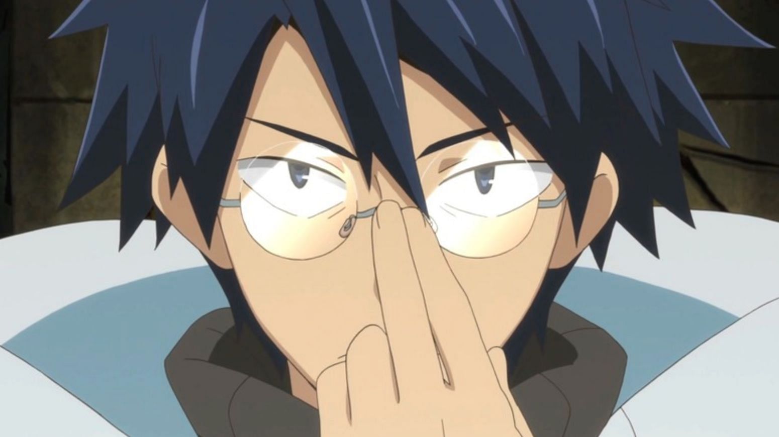 Anime where the main character is called a nerd: Shiroe in the anime (image via Satelight Studios)